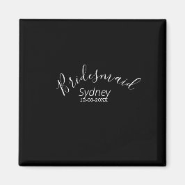 Imã Bridesmaid bachelorette party add name modern