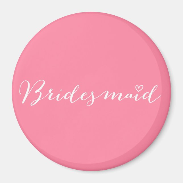 Imã Bridesmaid - ímã de bridesmaid personalizado (Frente)