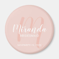 Bridesmaid Personalizado de Script Moderno