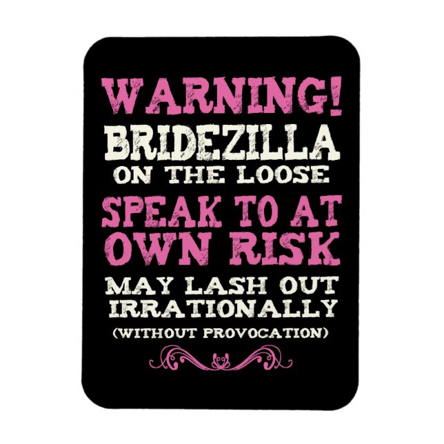 Ímã Bridezilla On The Loose (Vertical)