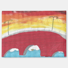 Imã Bridge at Night Magnet