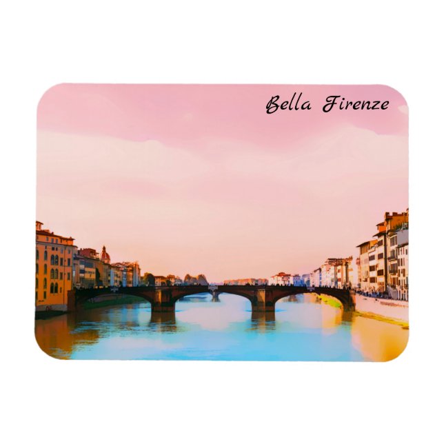 Ímã ** Bridge Firenze Florence Itália AP12 Italiano (Horizontal)