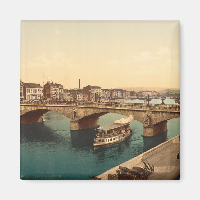 Imã Bridge of Arches, Liège, Bélgica (Frente)