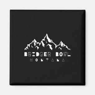 Imã Bridger Bowl Bozeman Montana Montanha E Esqui Inve