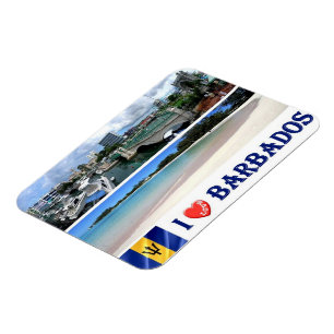 Ímã Bridgetown - Barbados - Centro - Eu Amo -
