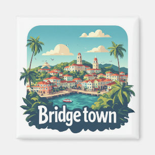 Imã Bridgetown Barbados Viagem Lembrança Para Férias M