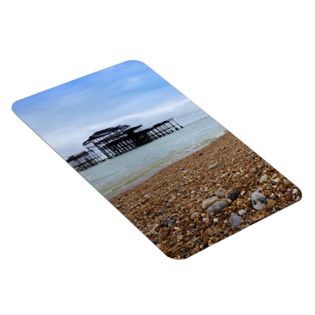 Ímã Brighton West Pier, paisagem (Lado Direito)