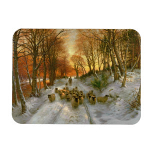 Ímã Brilhado com Pontas das Horas da Noite