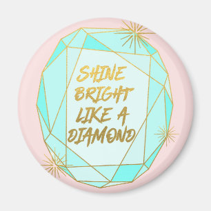 Imã Brilho brilhante como um diamante