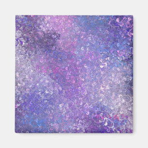 Imã Brilho de Lantejoulas Rosa e Roxo