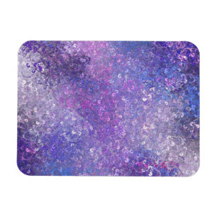 Ímã Brilho de Lantejoulas Rosa e Roxo