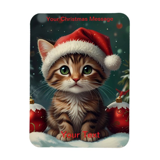 Ímã Brilho de Natal Encantado (Vertical)