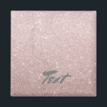 Imã brilho rosa de ouro elegante<br><div class="desc">Design de minimalista,  moderno e na moda,  representando um brilho sujo de ouro rosa. Esta impressão bela e feminina,  com seu efeito simples,  mas espantoso,  é perfeita para as jovens mulheres contemporâneas. Imprima com um dom único e elegante ou apenas se trate.</div>