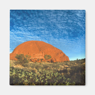 Imã Brilho Vermelho da Famosa Ayers Rock no Outback