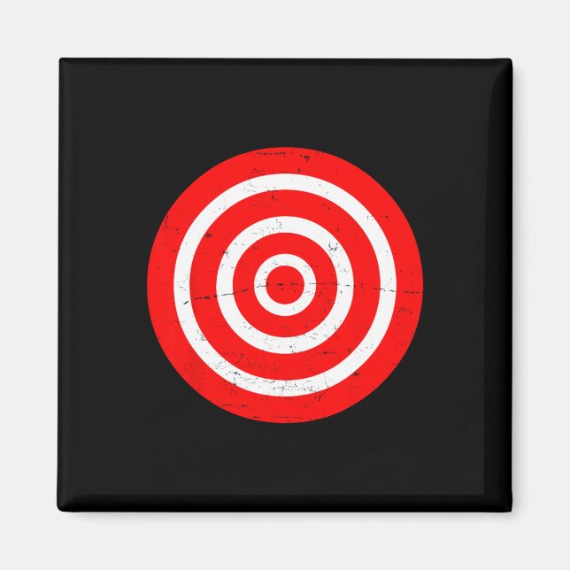 Imã Brincadeira Bullseye Target Bulls Brincadeira Olho (Frente)