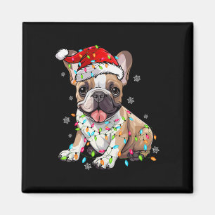 Imã Brincadeira de Cachorro Negro Árvore Natal Luzes d