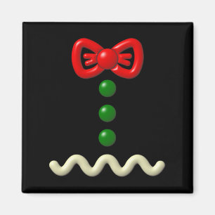 Imã Brincadeira de Gingerpão Homem Costume Halloween P