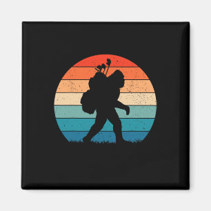 Imã Brincadeira De Golfe Bigfoot Retro Sasquatage