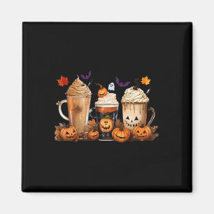 Imã Brincadeira Halloween Pumpkin Spice Latte Café Que