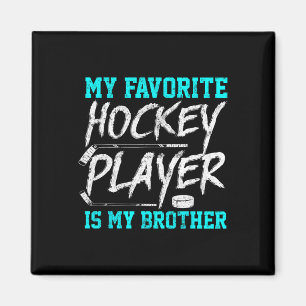 Imã Brincadeira Hockey Tee Brother Novelty Sibling