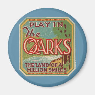 Imã Brincar na terra OZARKS de um milhão de sorrisos