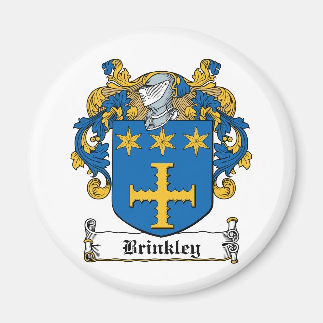 Imã Brinkley Family Crest (Frente)