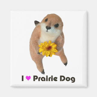 Imã brinquedo de pelúcia de cachorro da prairie