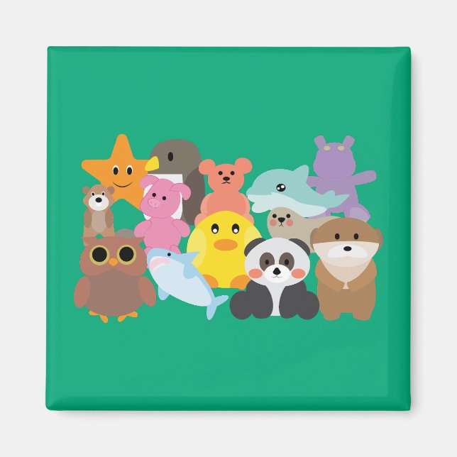 Imã Brinquedos de Pelúcia  (Frente)