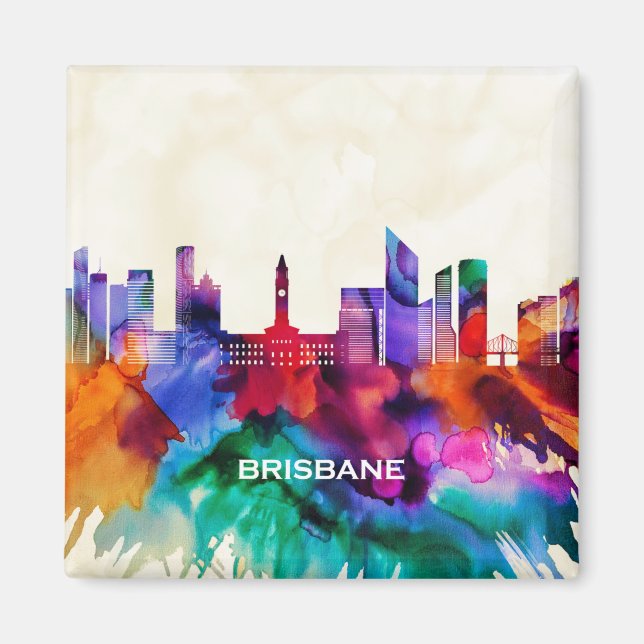 Imã Brisbane Skyline (Frente)