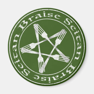 Imã Brise Seitan Vegan Pentagram (versão leve)