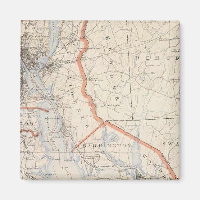 Imã Bristol Country, Rhode Island (Frente)