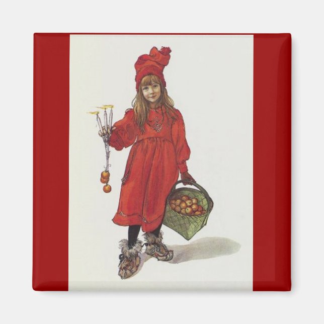 Imã Brita (Iduna) com velas e cesto de maçã (Frente)