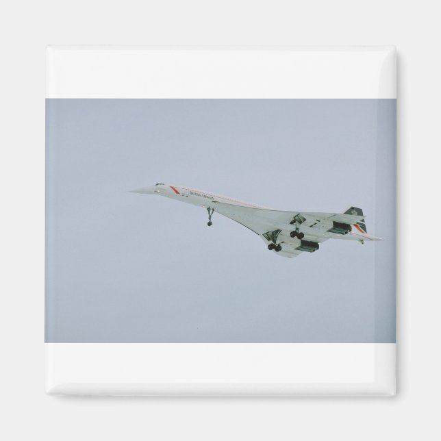 Imã British Airways Concorde em descida final, Ottawa, (Frente)