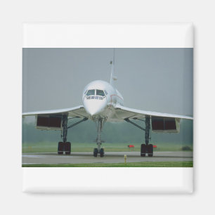 Imã British Airways Concorde, na maneira do táxi