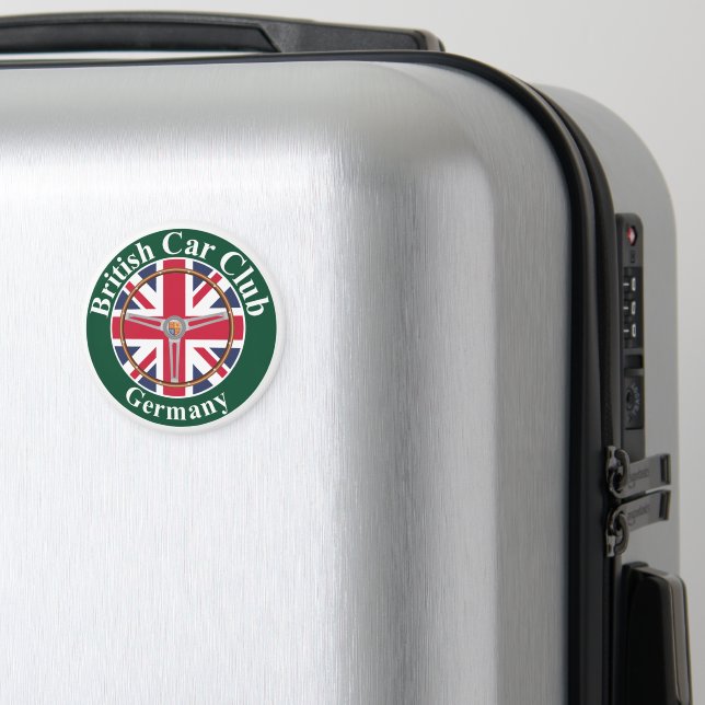 Imã British Car Club Magnet (In Situ (Luggage))