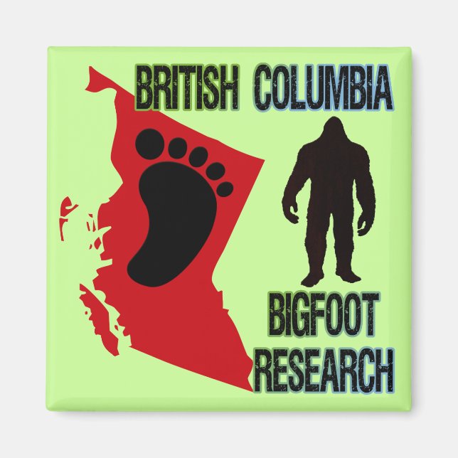 Imã British Columbia Bigfoot Research (Frente)