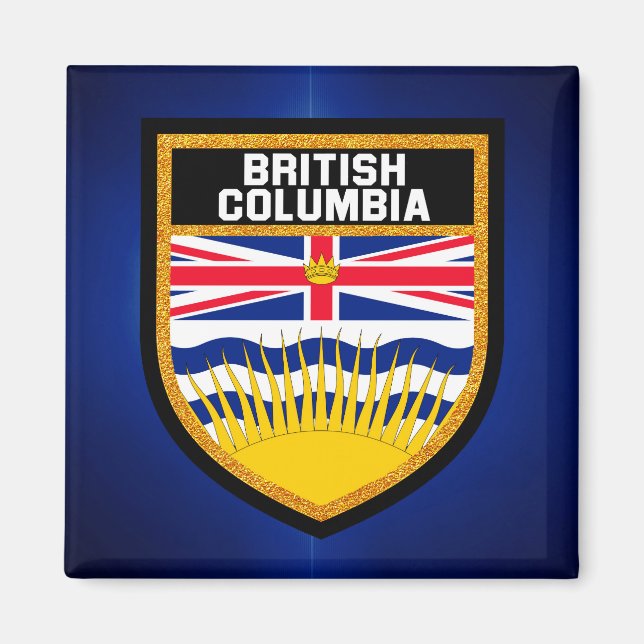 Imã British Columbia Flag (Frente)