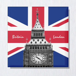 Imã British Flag & Big Ben - Londres, Reino Unido/adep