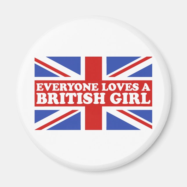 Imã British Girl (Frente)