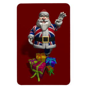 Ímã British Santa Claus