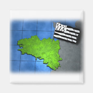 Imã Brittany com sua própria bandeira