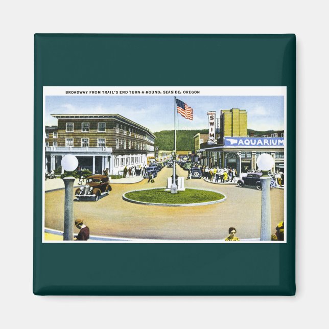 Imã Broadway from End Turn-A-Round, Seaside,OR (Frente)