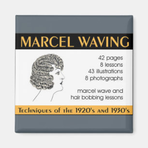 Imã Brochura da instrução do design do cabelo do