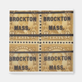 Imã Brockton Stamp Magnet 1