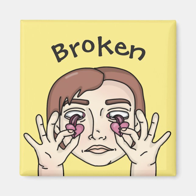 Imã broken in love (Frente)