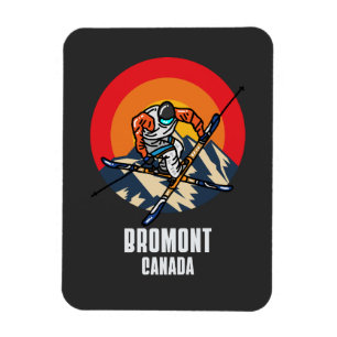 Ímã Bromont Ski Resort Quebec Canadá
