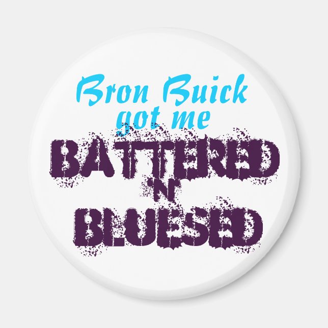 Imã Bron Buick me pegou... (Frente)