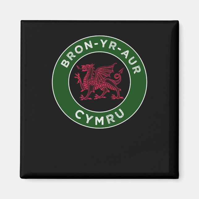 Imã Bron-yr-aur Welsh Place Names Cymru 2 Sticker (Frente)