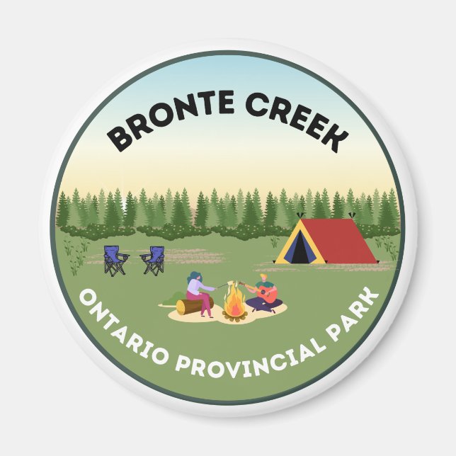 Imã Bronte Creek Ontario Provincial Park Magnet (Frente)