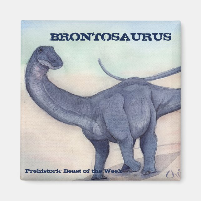 Imã Brontosaurus Magnet (Frente)